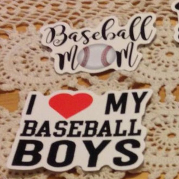 Baseball cellphone stickers, two for baseball Mom - Picture 2 of 5